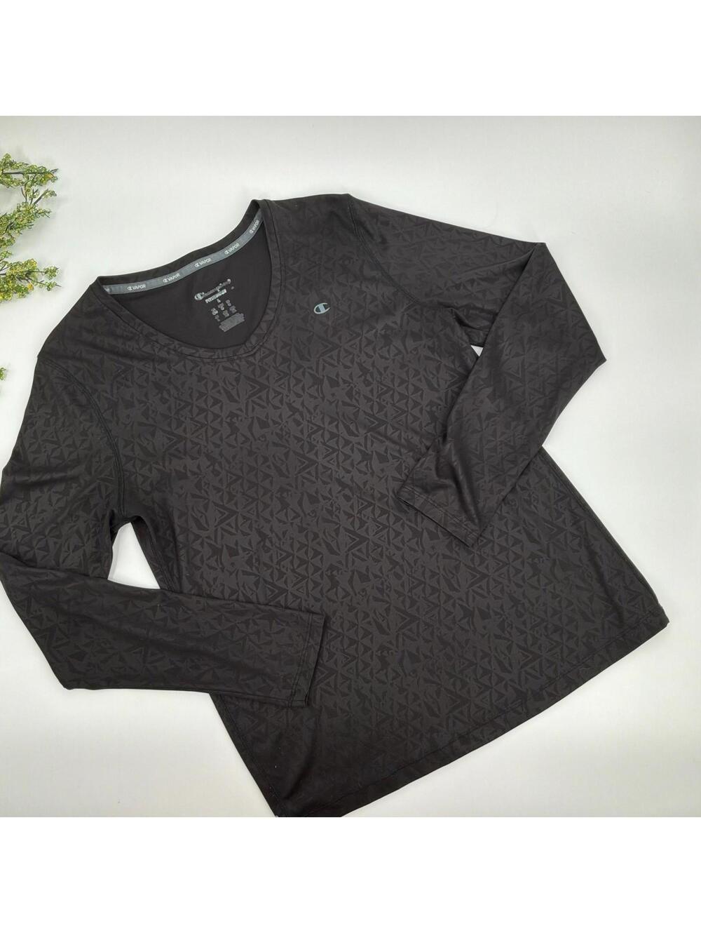 Champìon Vapor Women’s Black Long Sleeve Size L